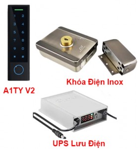 Combo A1TY V2 và Khóa Điện Inox