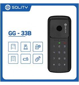 Khóa Vân Tay Cửa Kính Solity GG-33B