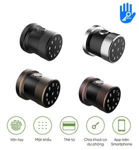 Khóa Vân Tay Nắm Tròn Knob