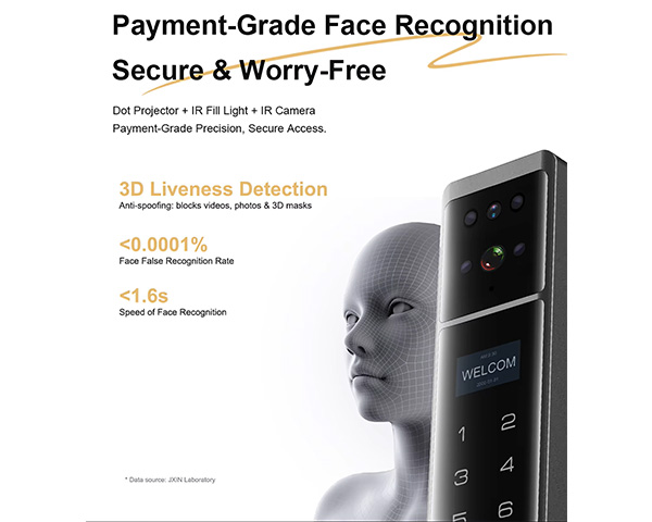 KHÓA CỔNG THÔNG MINH NHẬN DIỆN KHUÔN MẶT