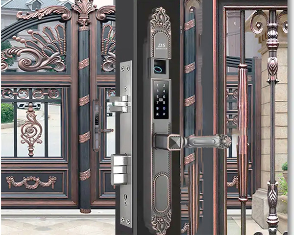 Khóa cổng vân tay cao cấp chống nước lắp ngoài trời