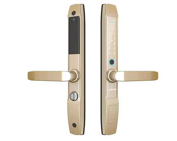 khóa vân tay cửa đố hẹp cadman cj01