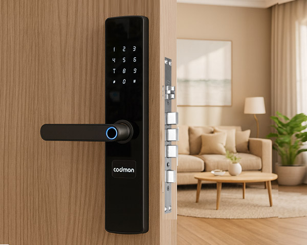 khóa vân tay cửa gỗ giá rẻ