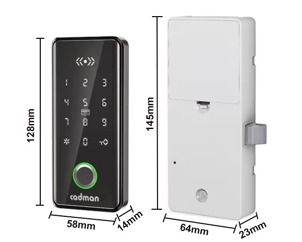 thông số kỹ thuật khóa tủ vân tay ftt01