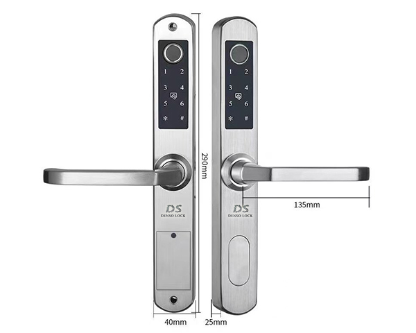 Khóa vân tay 2 chiều lắp cho cửa nhôm Xingfa